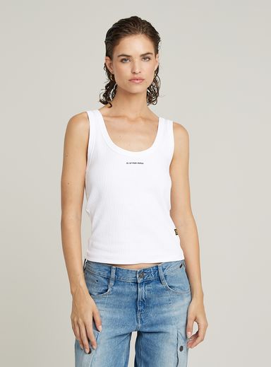 Slim Rib Tank Top
